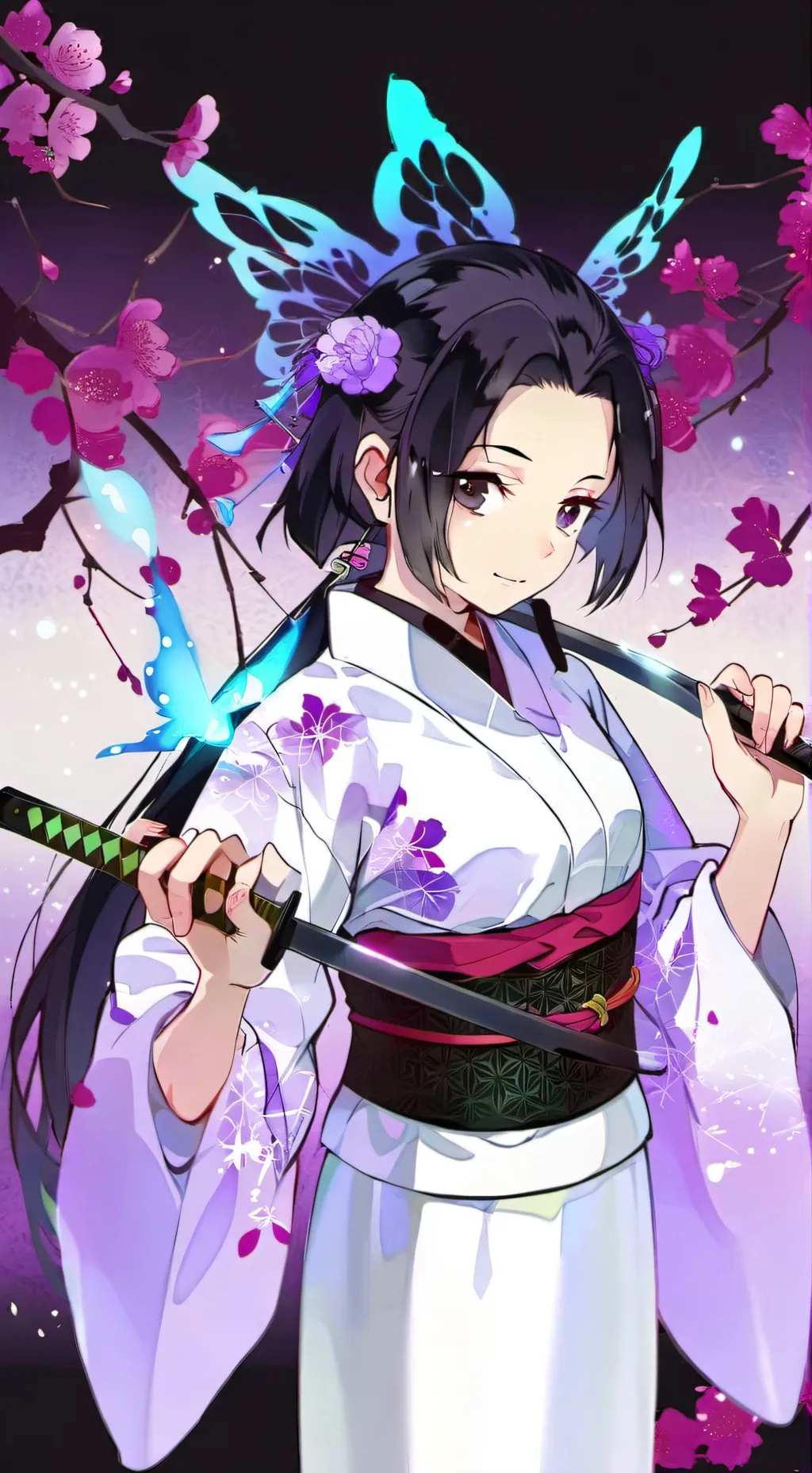 ai character: shinobu background