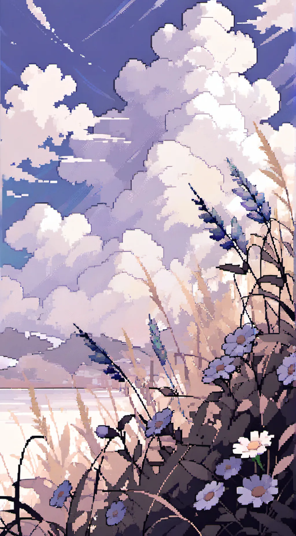 ai character: Forsaken meadow background