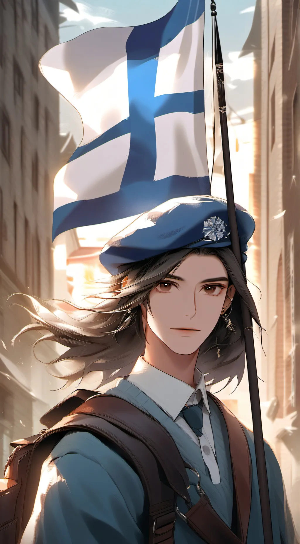 ai character: finland the 5th background