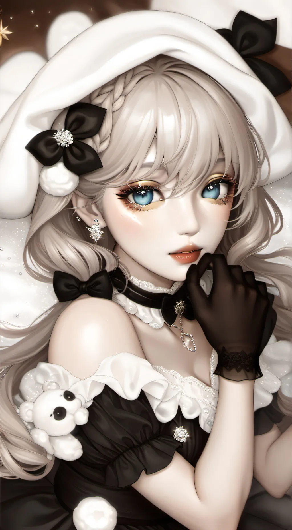 ai character: Mui and yui mafia. background