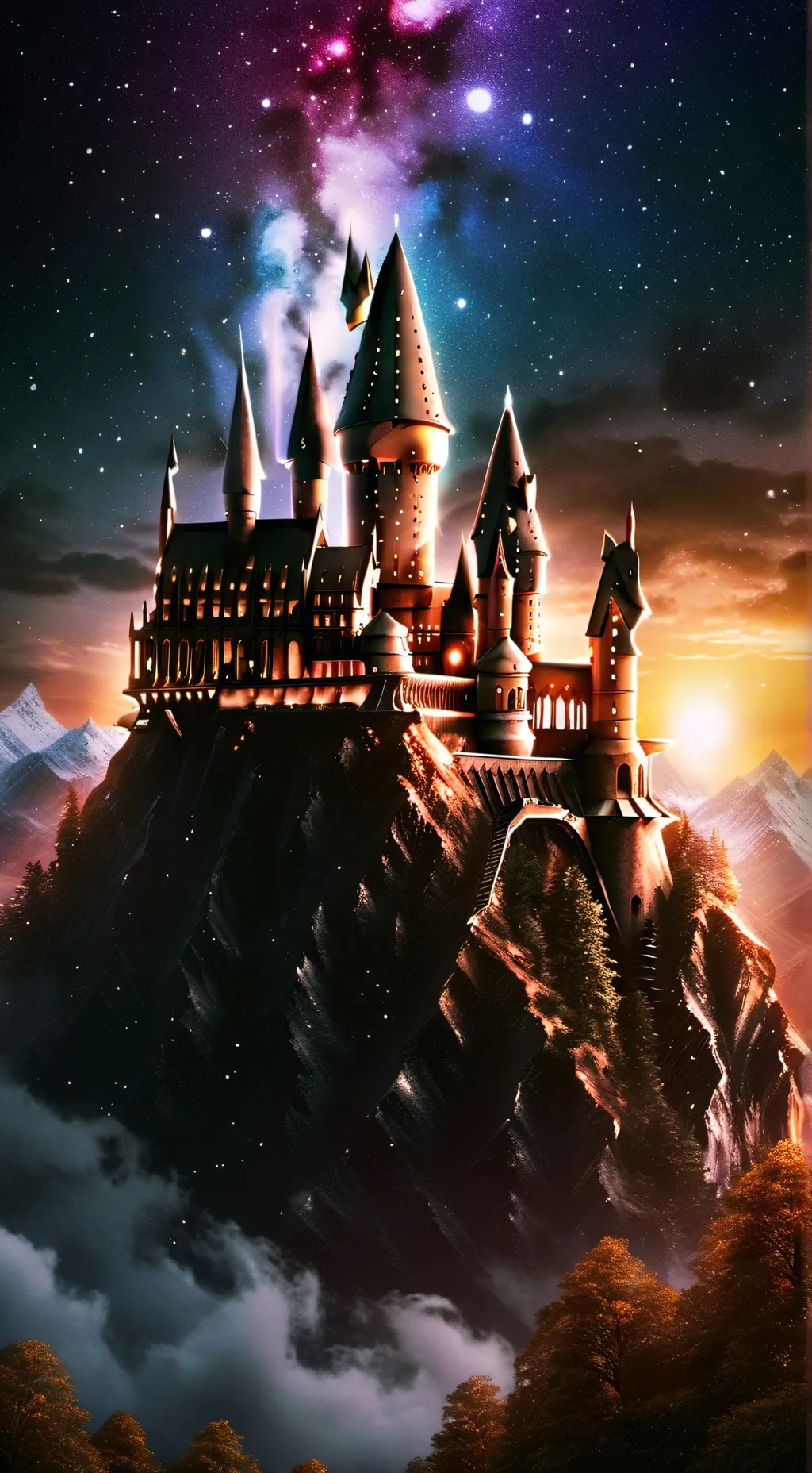 ai character: harry potter  background