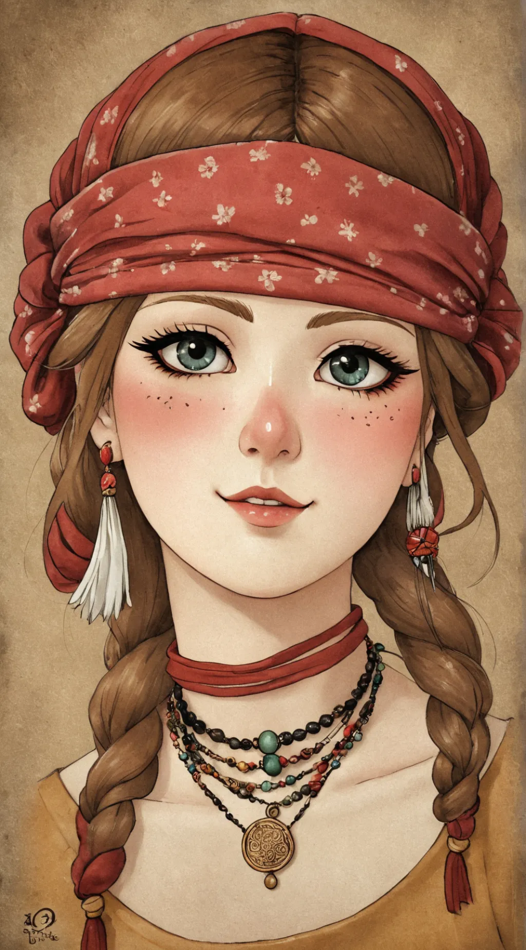 ai character: Мария background