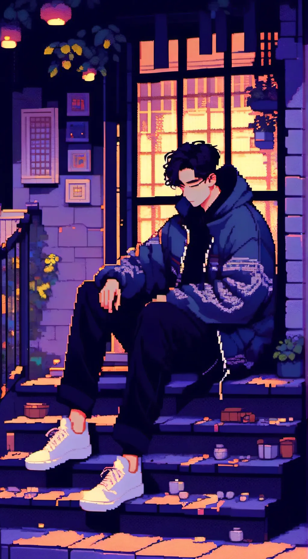 ai character: Oliver  background