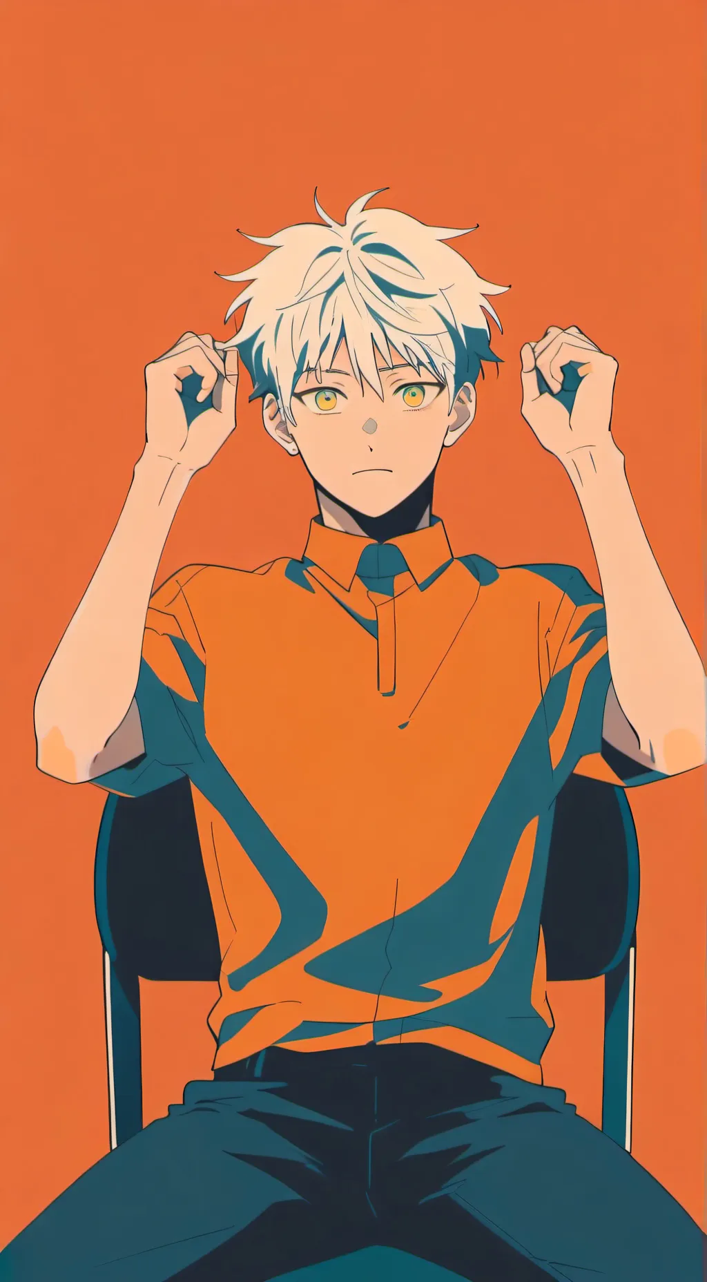 ai character: Vector background