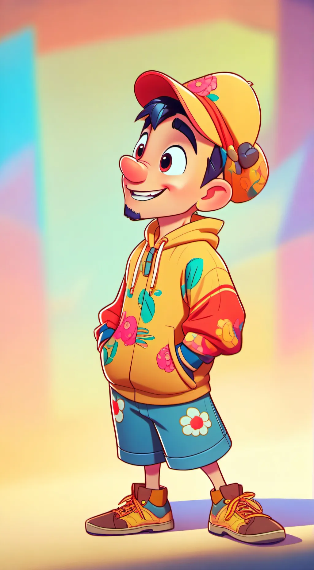 ai character: Woody background