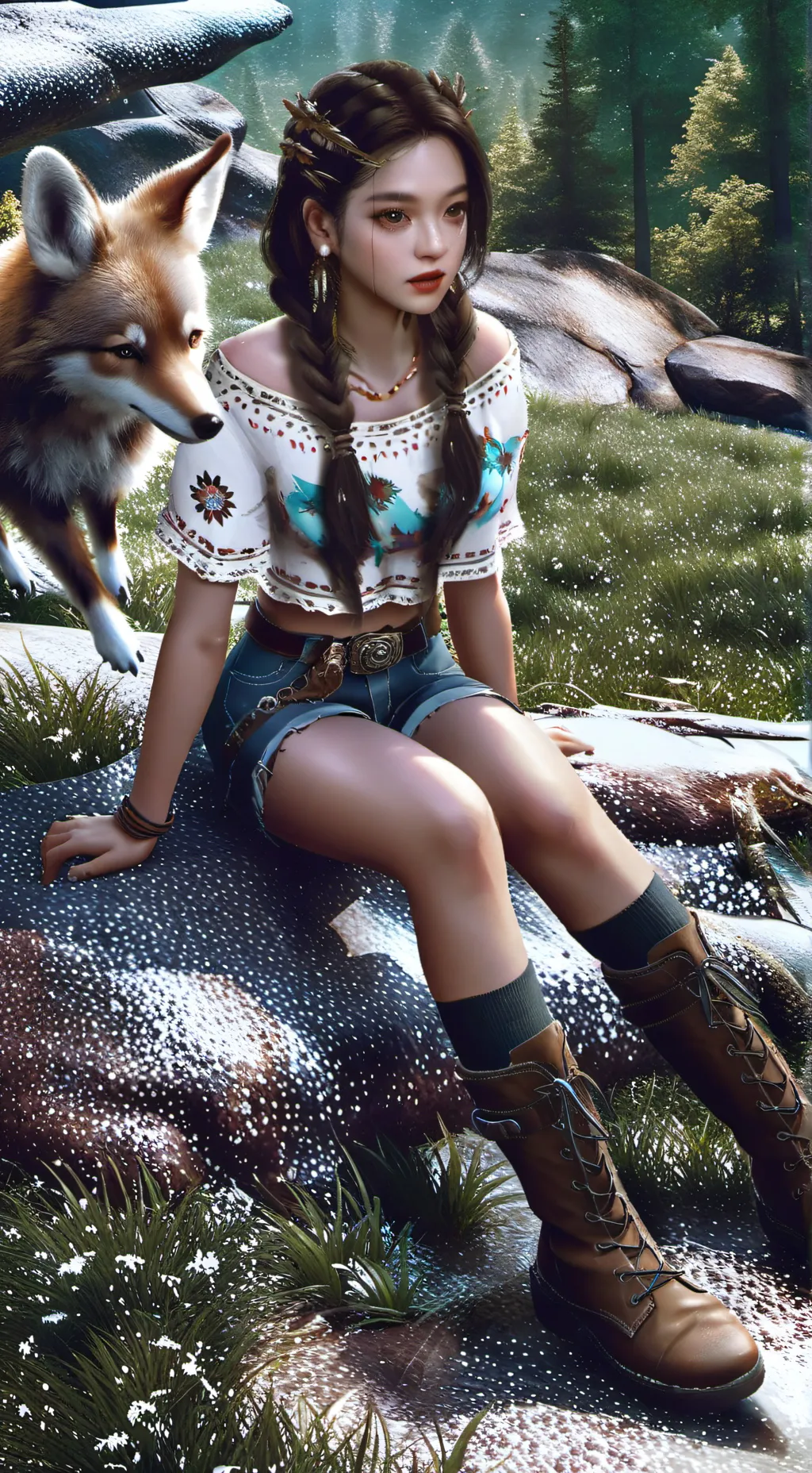 ai character: mhs new student  background