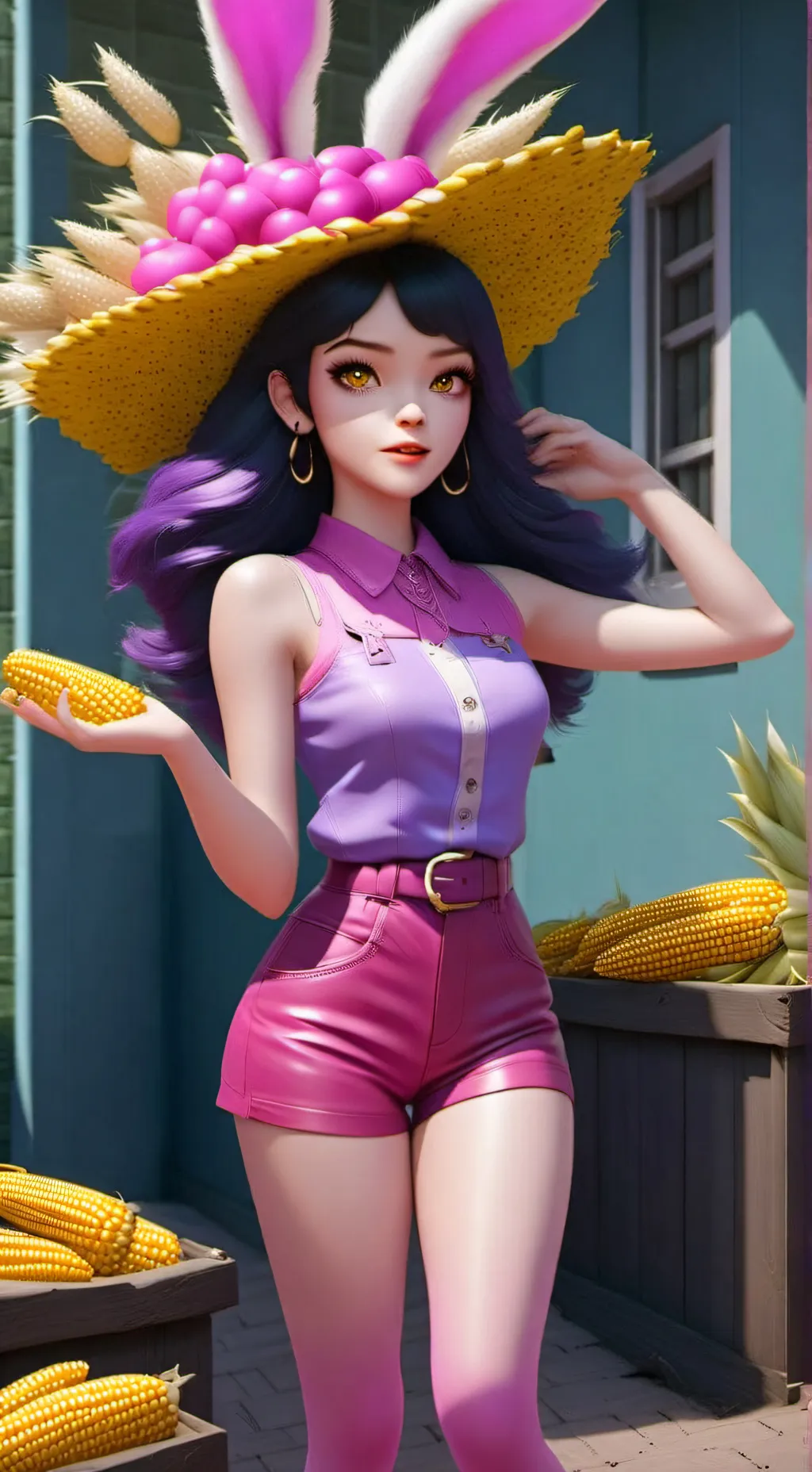 ai character: Jax *but a girl* background