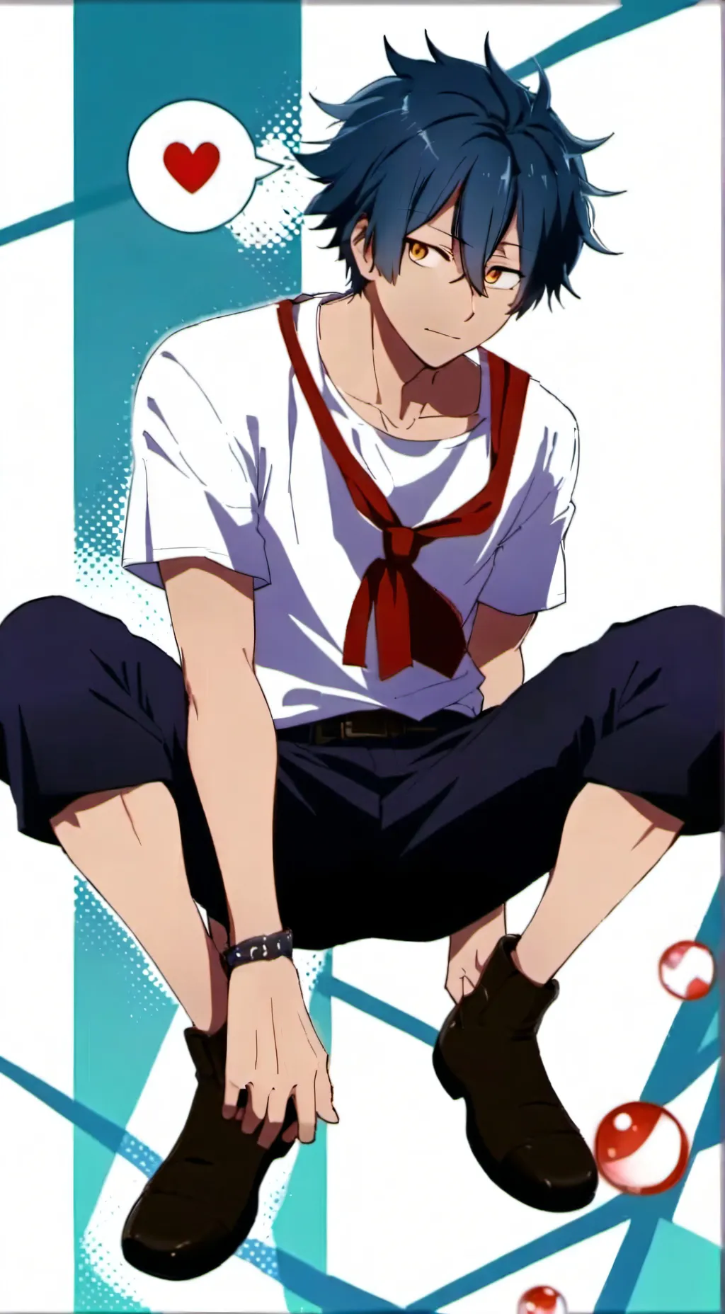 ai character: Tamaki  background