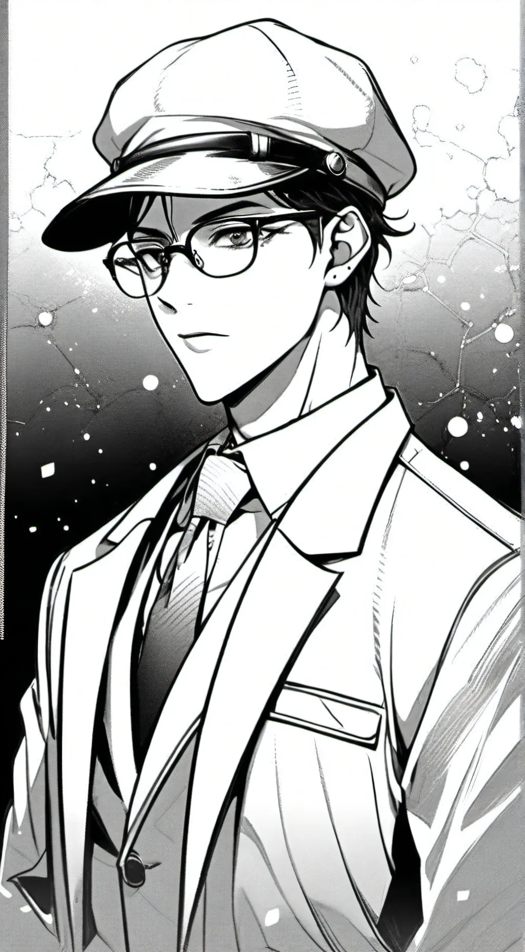 ai character: general x nerd background