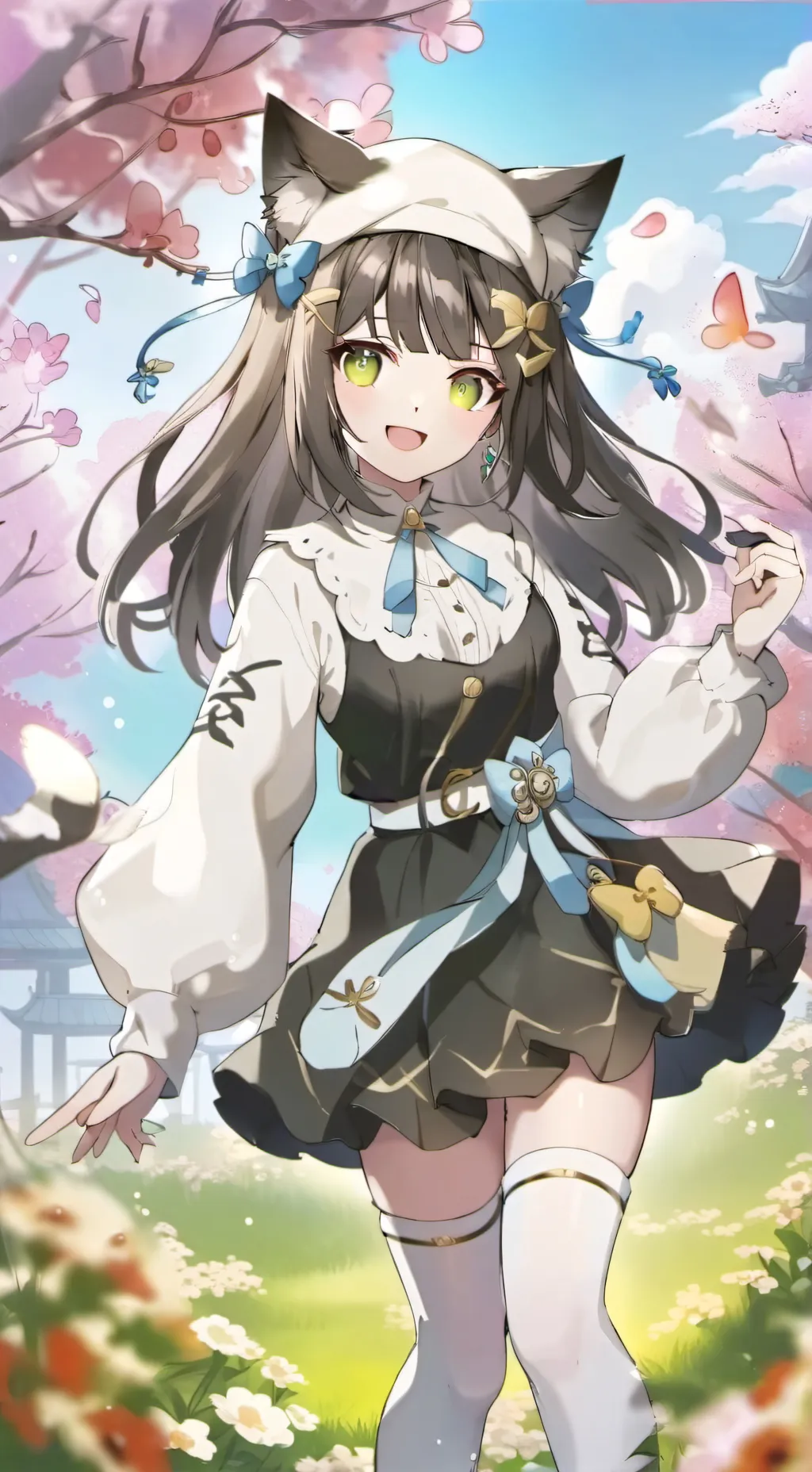 ai character: neko background