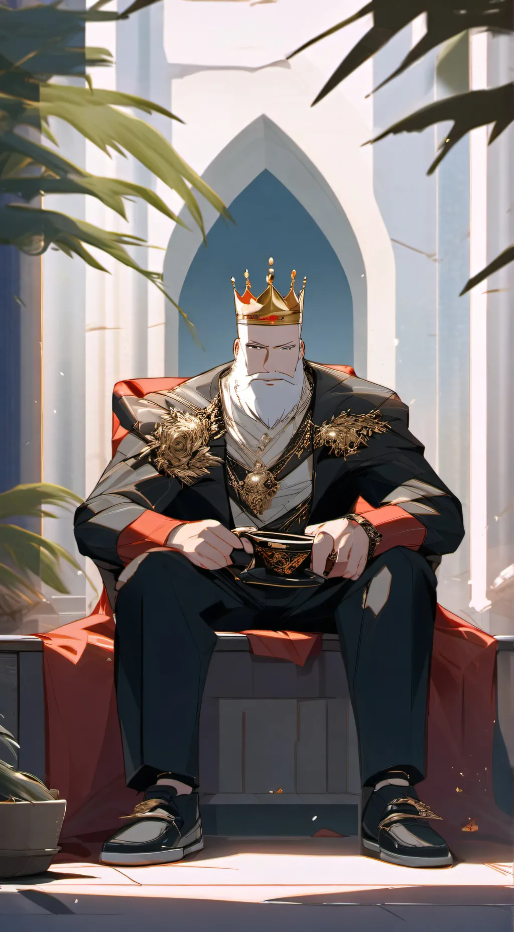 ai character: king background