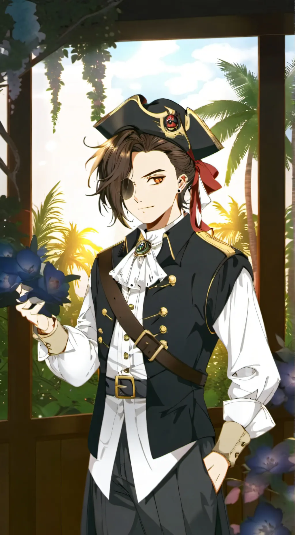 ai character: Ton équipage  background