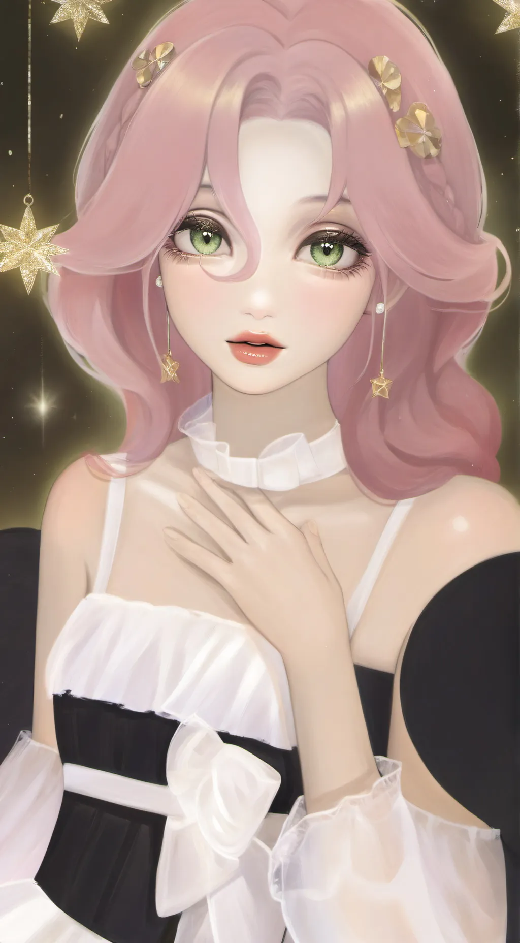 ai character: anya♡♡☆☆☆ background