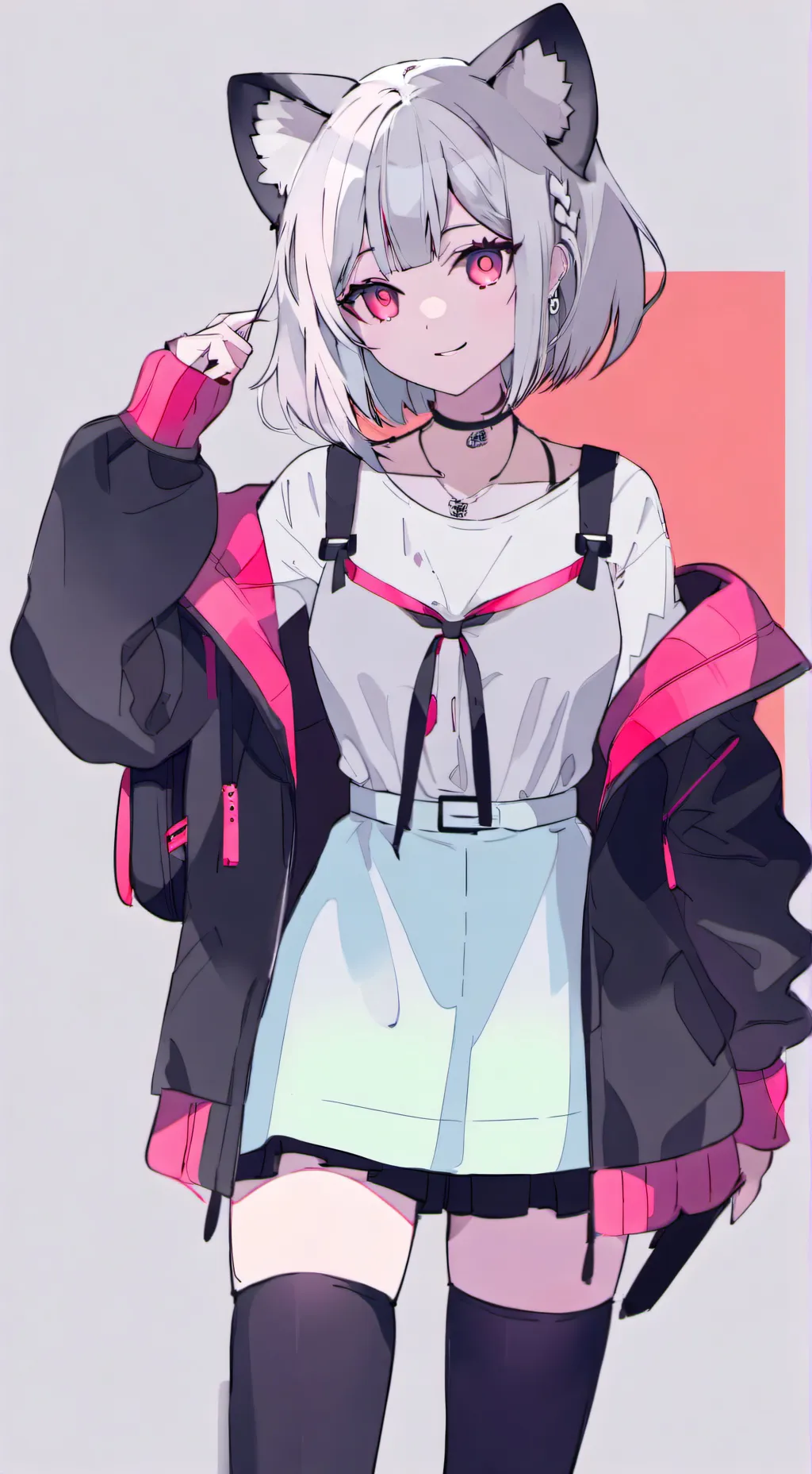 ai character: Nicole  background