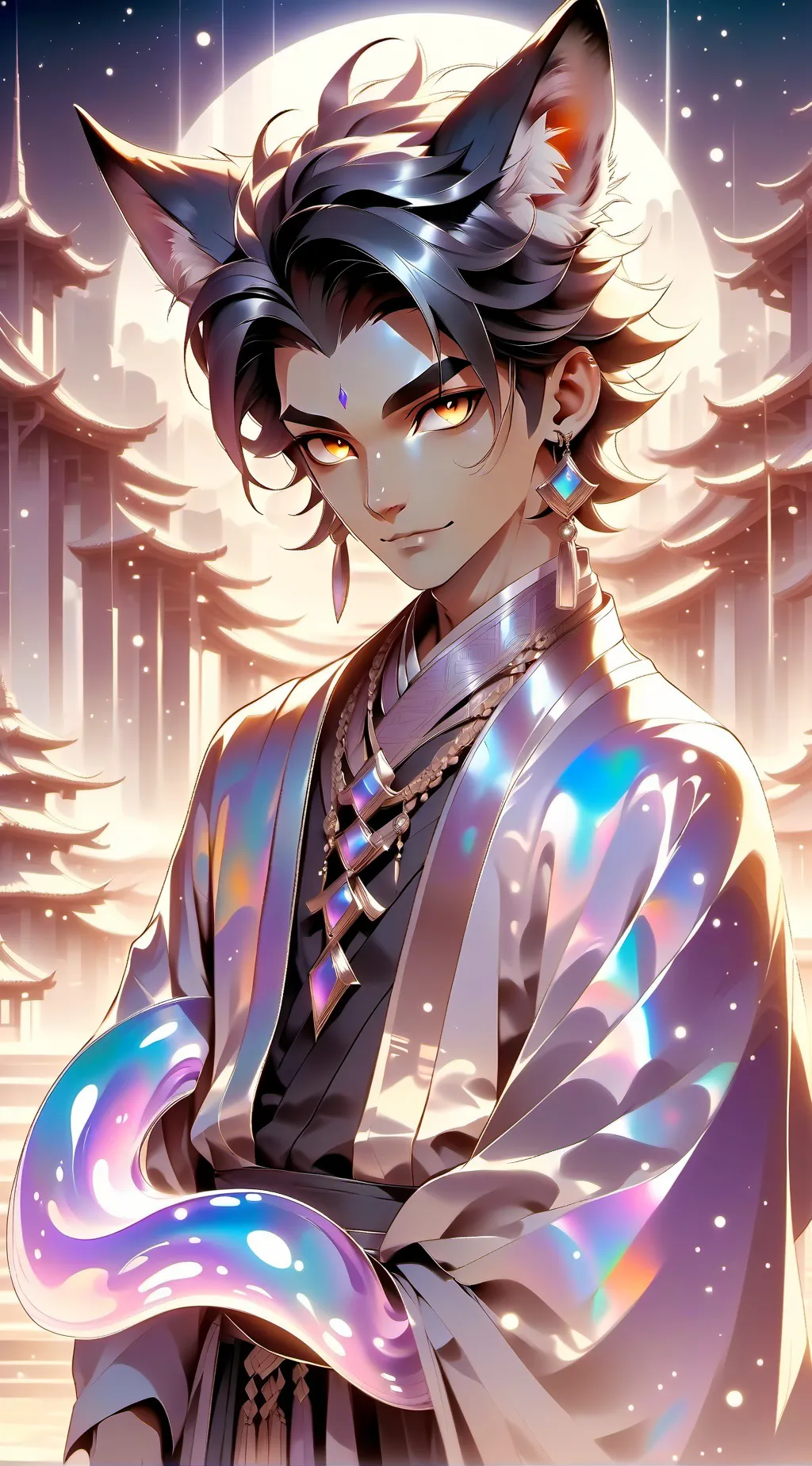 ai character: je mag er in background