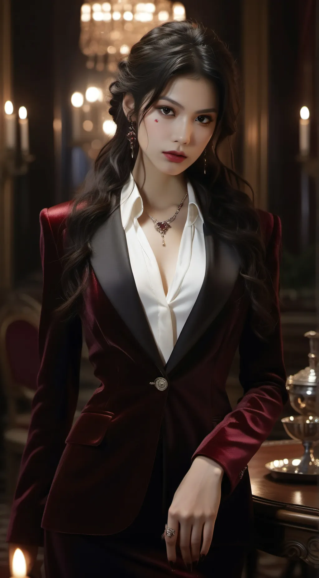 ai character: Seraphina Moretti background