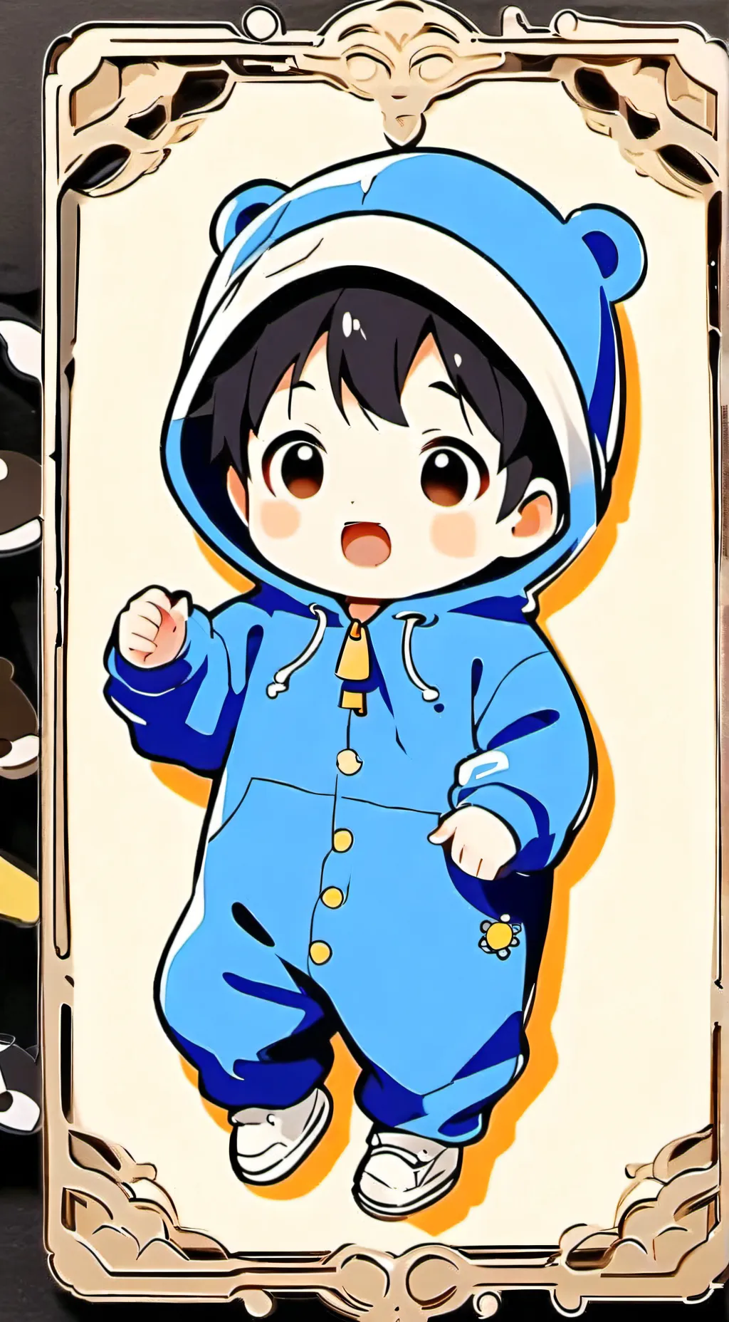 ai character: Dumb baby background