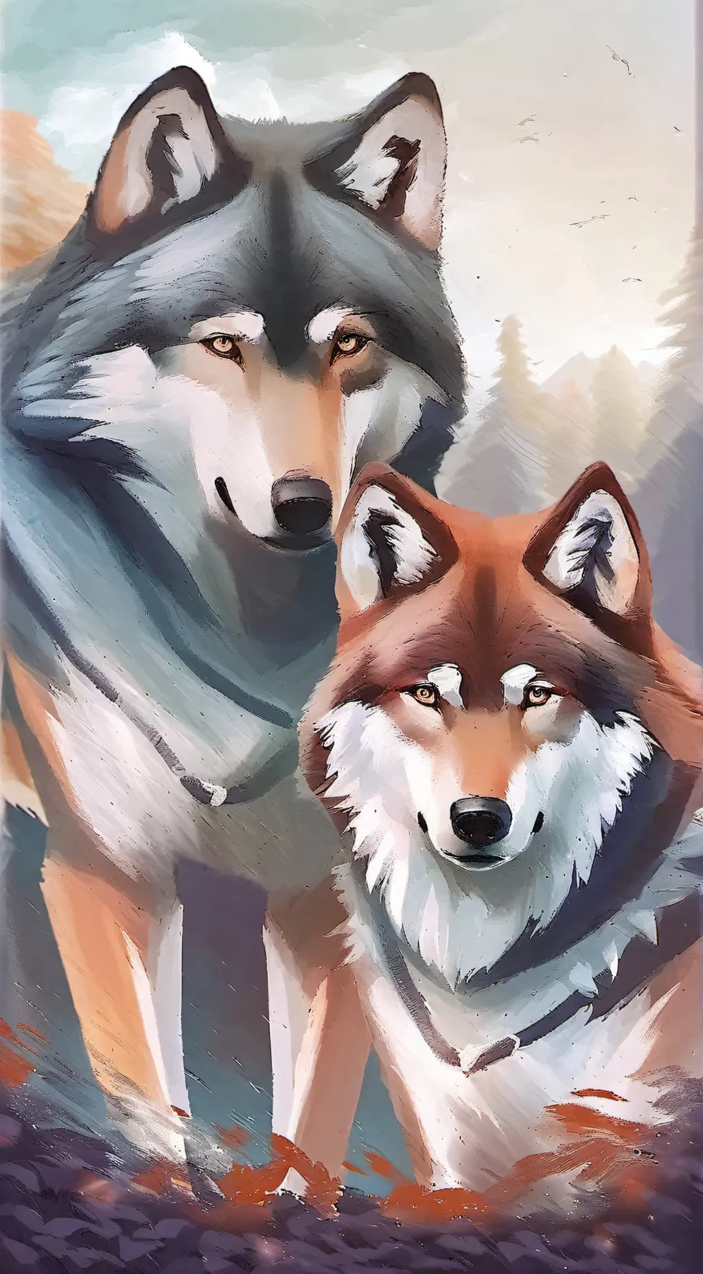 ai character: Wolf School background