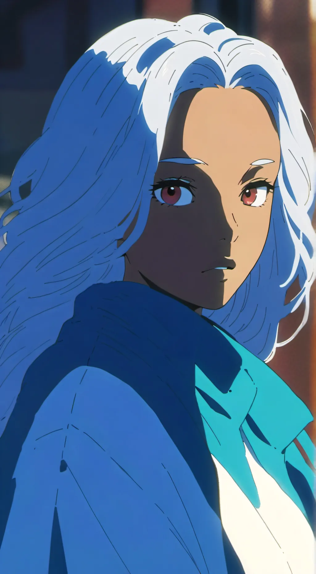 ai character: ex( night) background