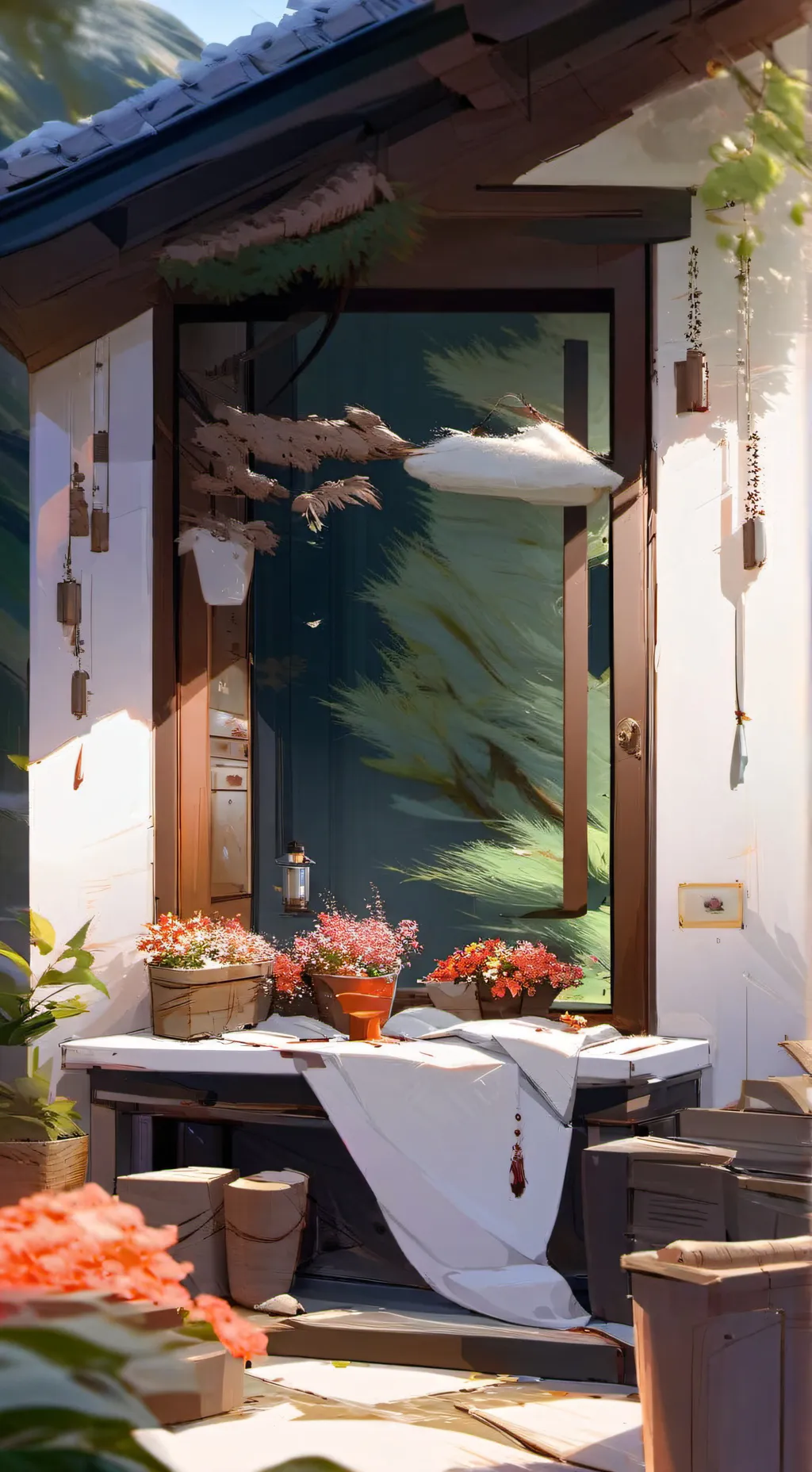 ai character: Bakugo  background