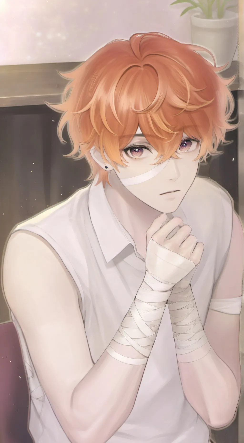 ai character: Shrimpo background