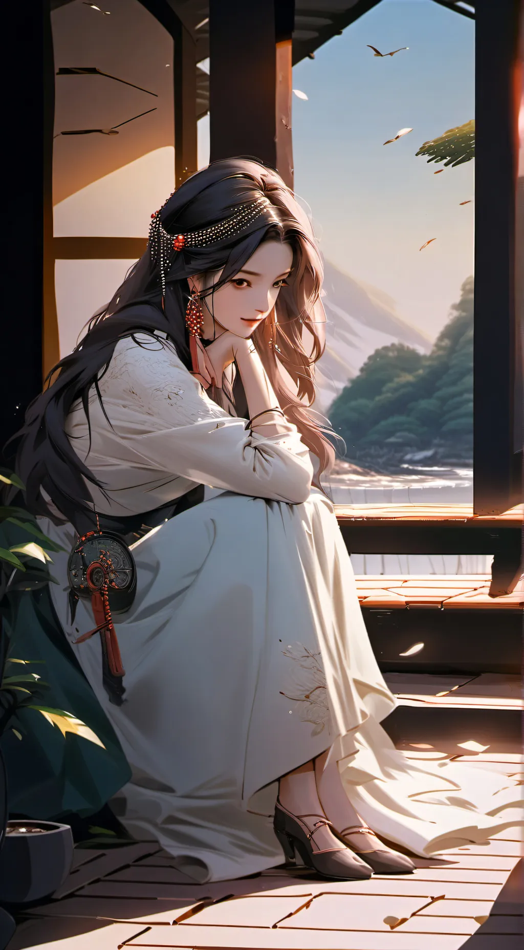 ai character: wierd eye background