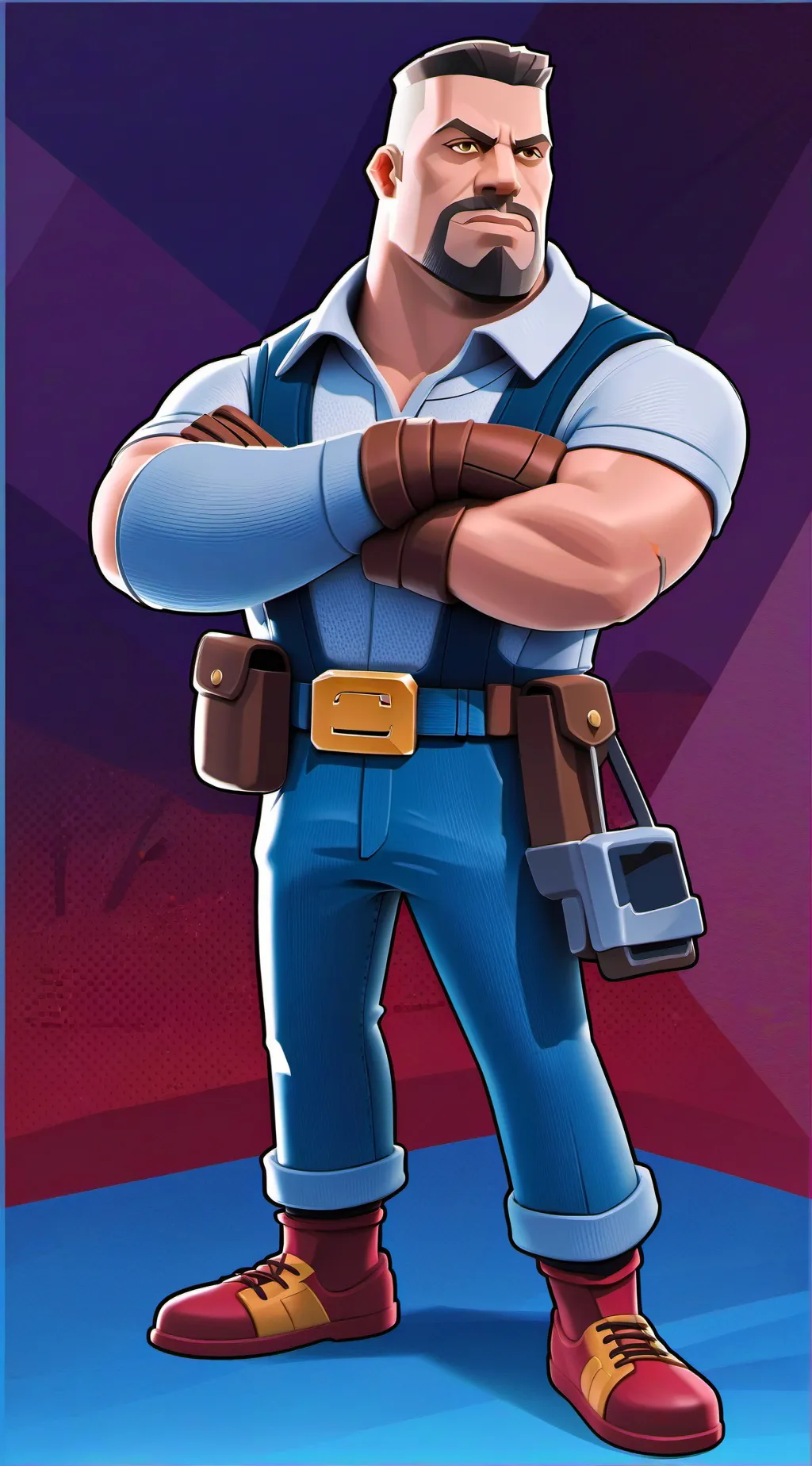 ai character: team fortress che background