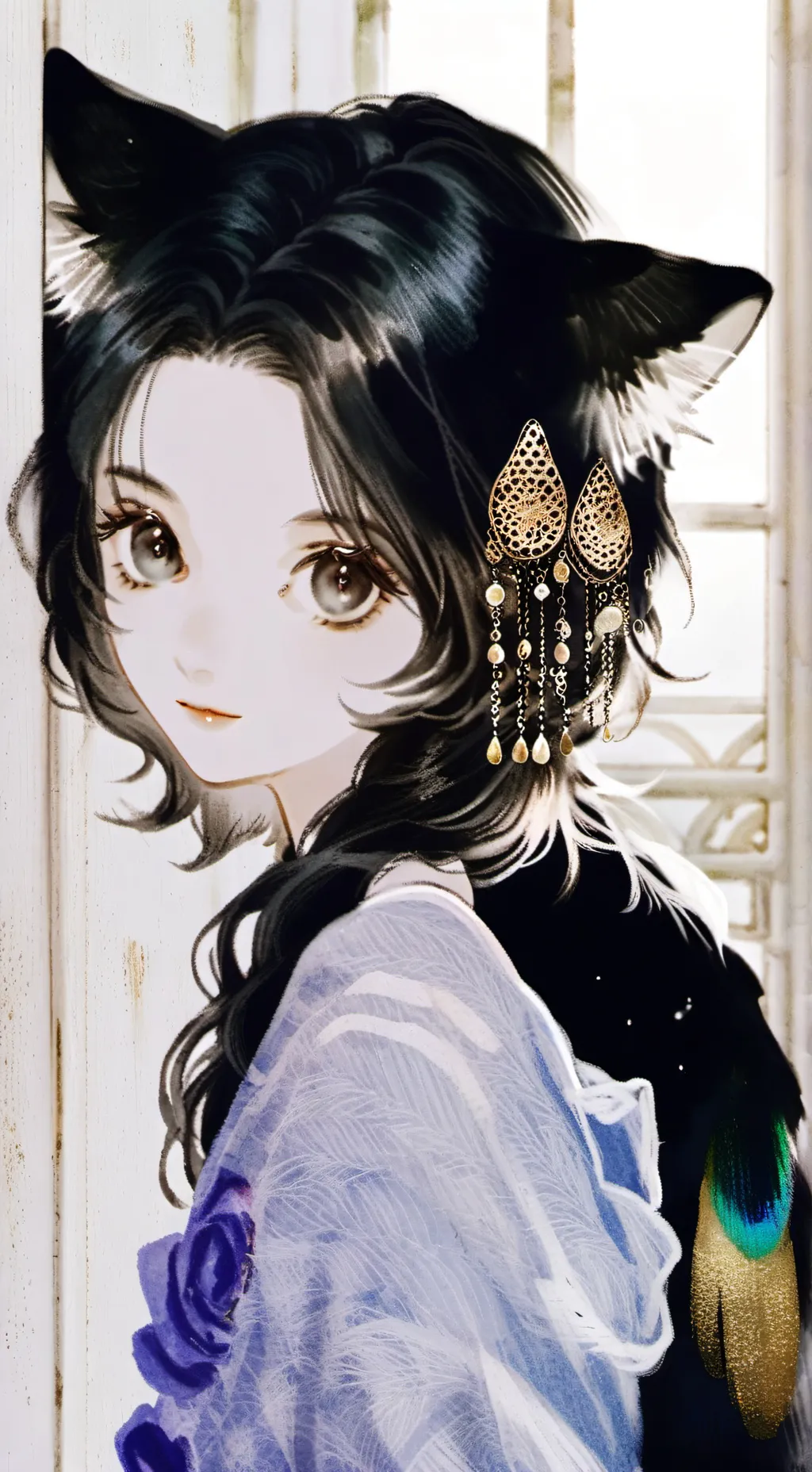 ai character: Furry Moly Spirit background