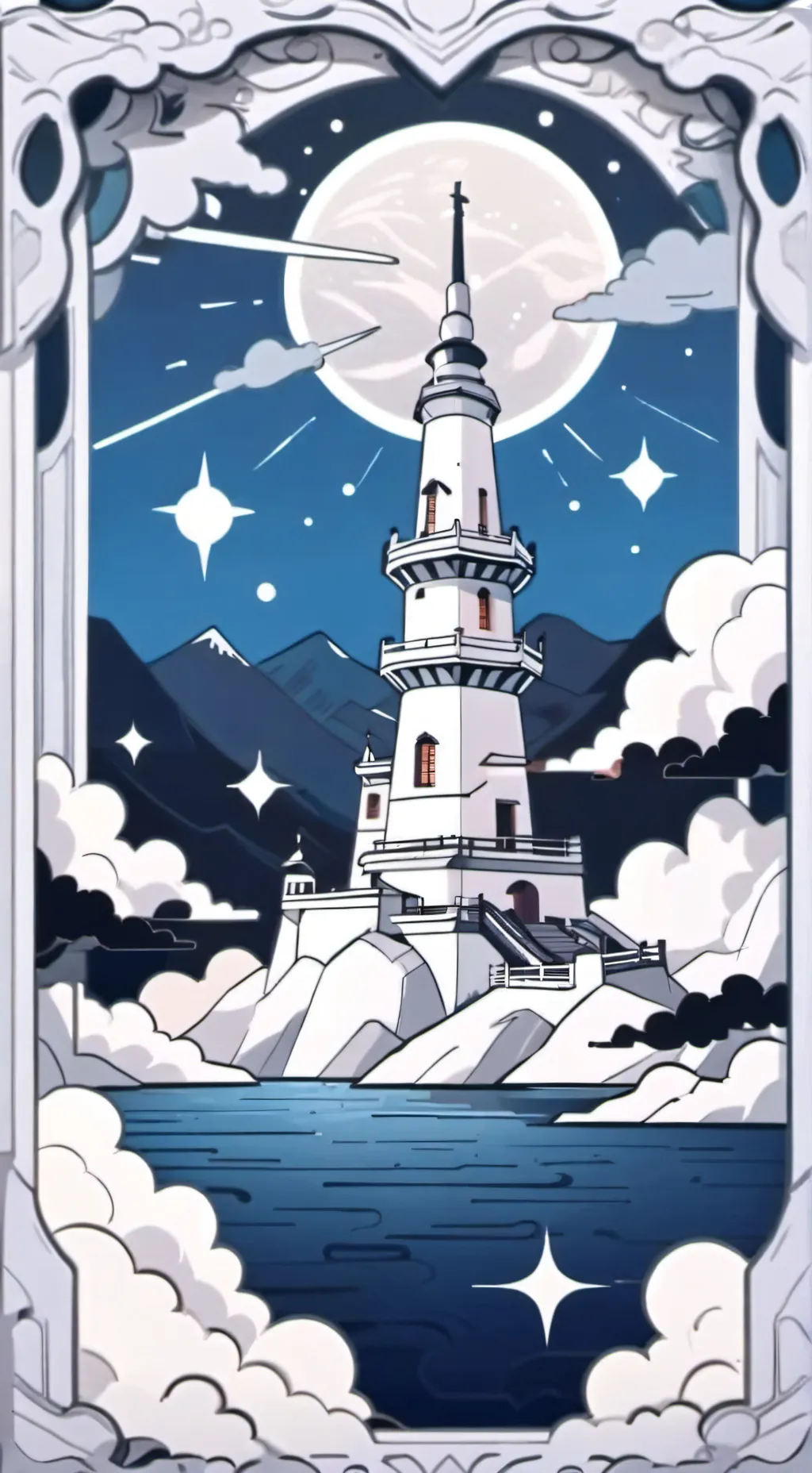 ai character: summer camp....... background