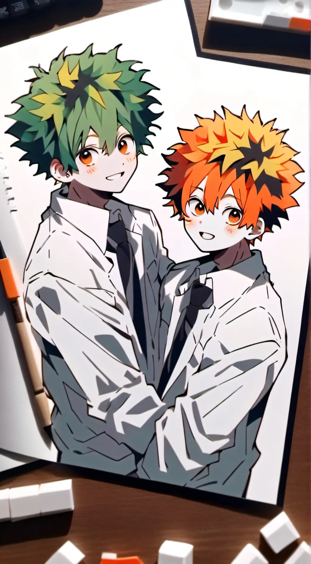 ai character: Bakudekudenki  background