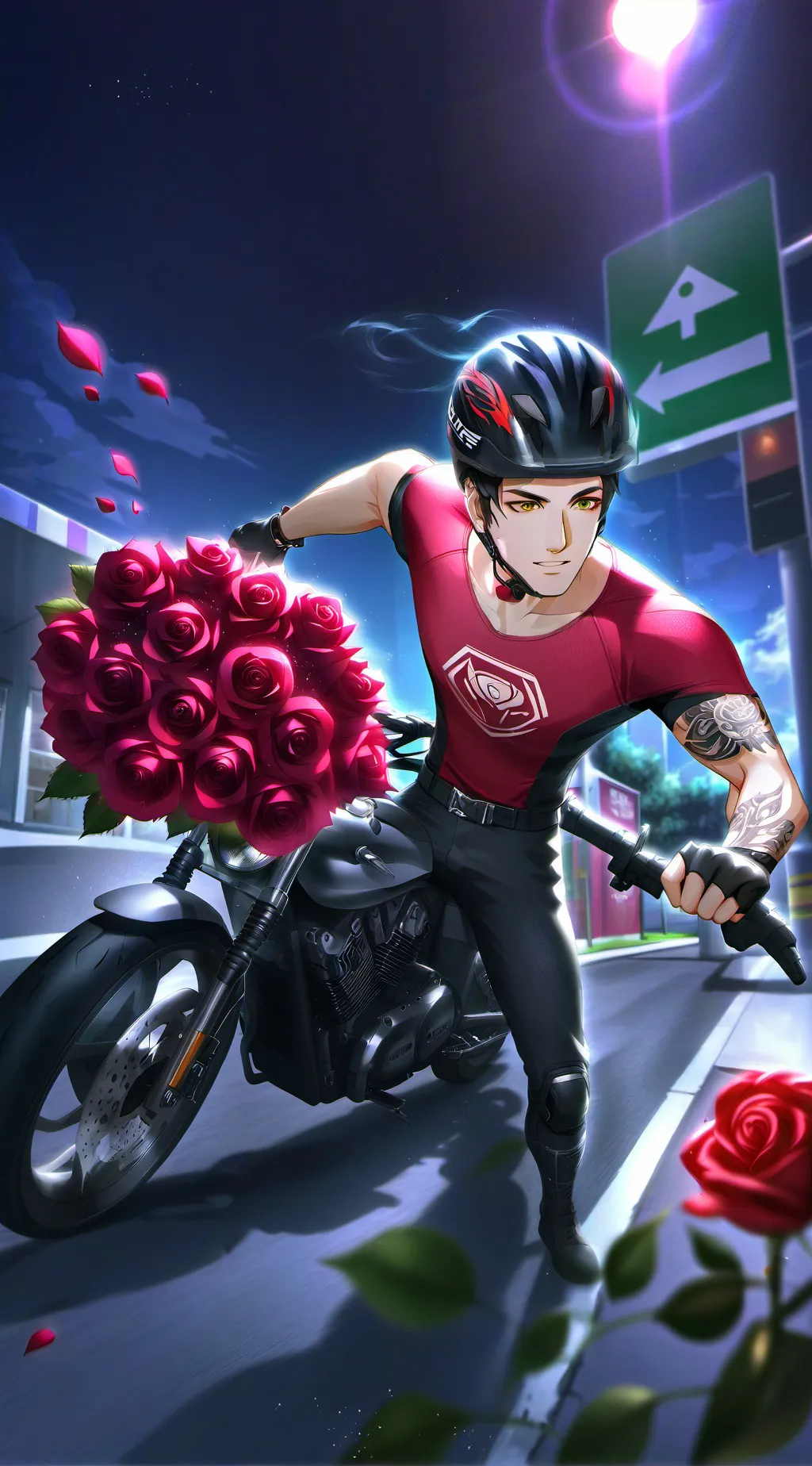 ai character: aron background