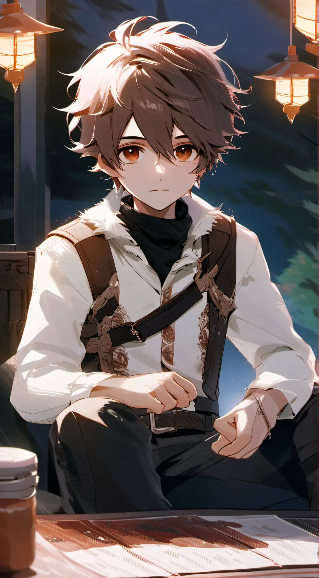 ai character: Hunter background