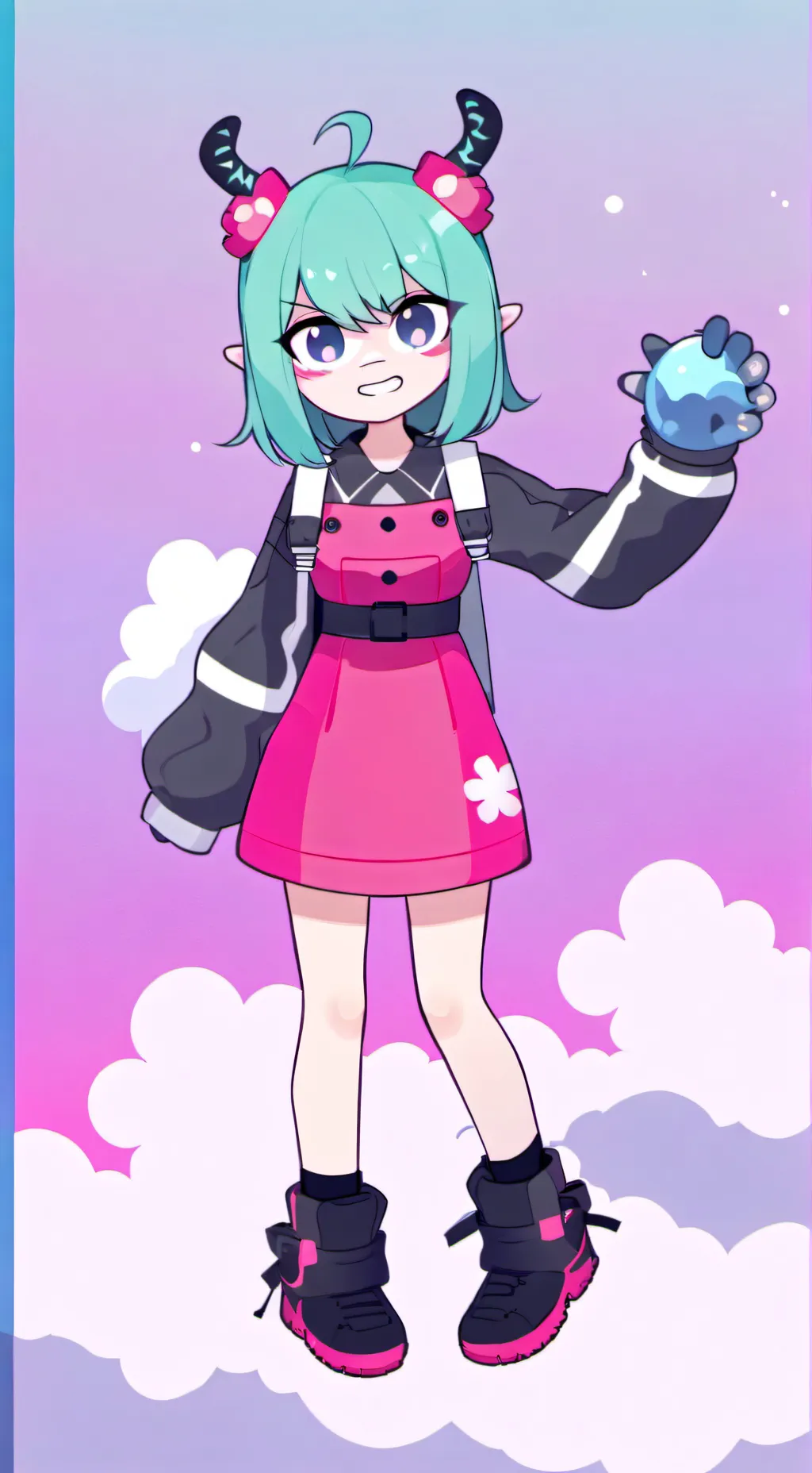 ai character: Рики background