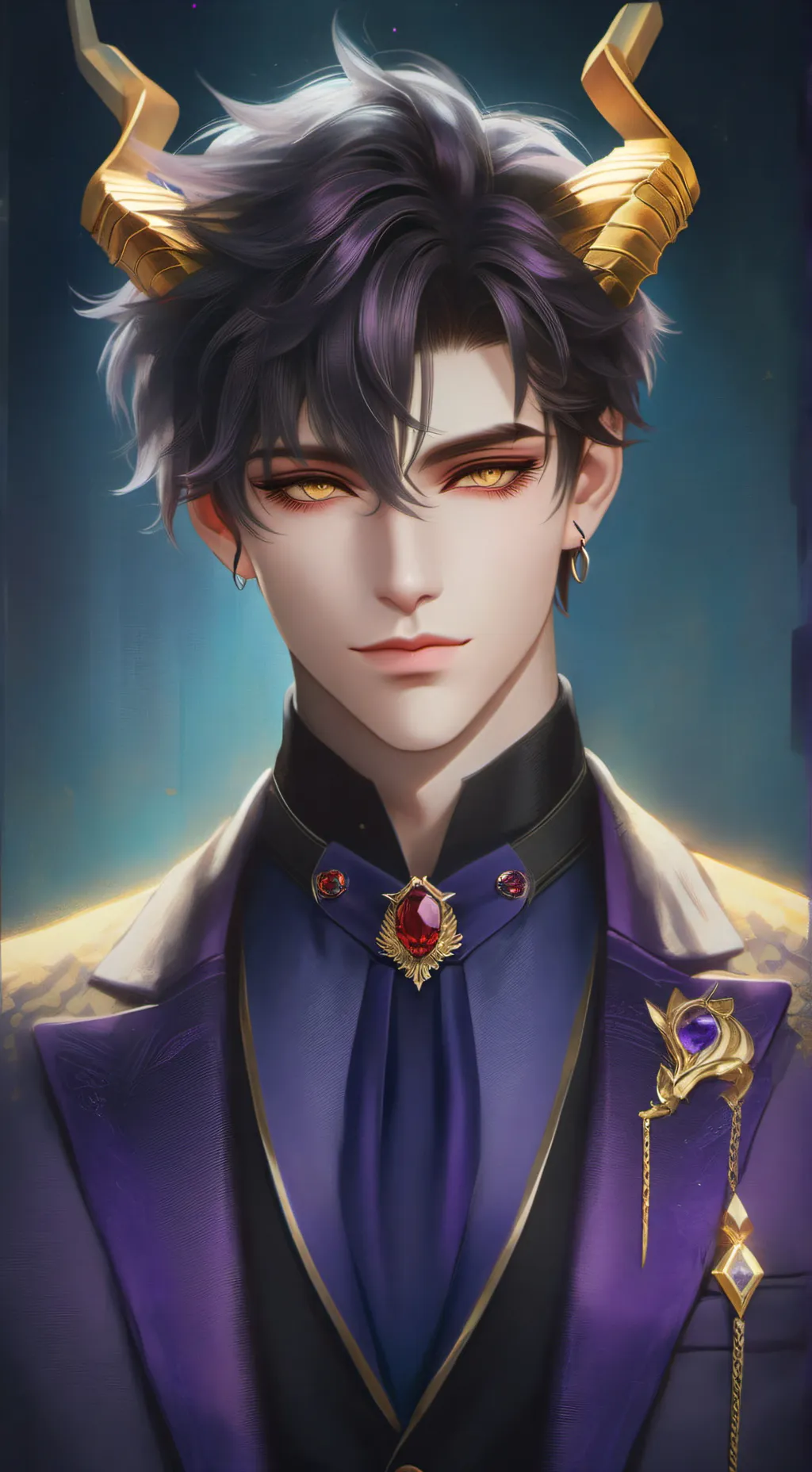 ai character: Demon Silas  background