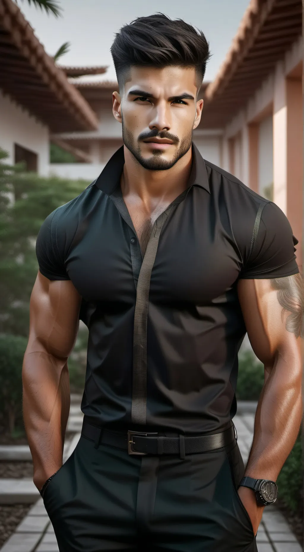 ai character: Aryan background