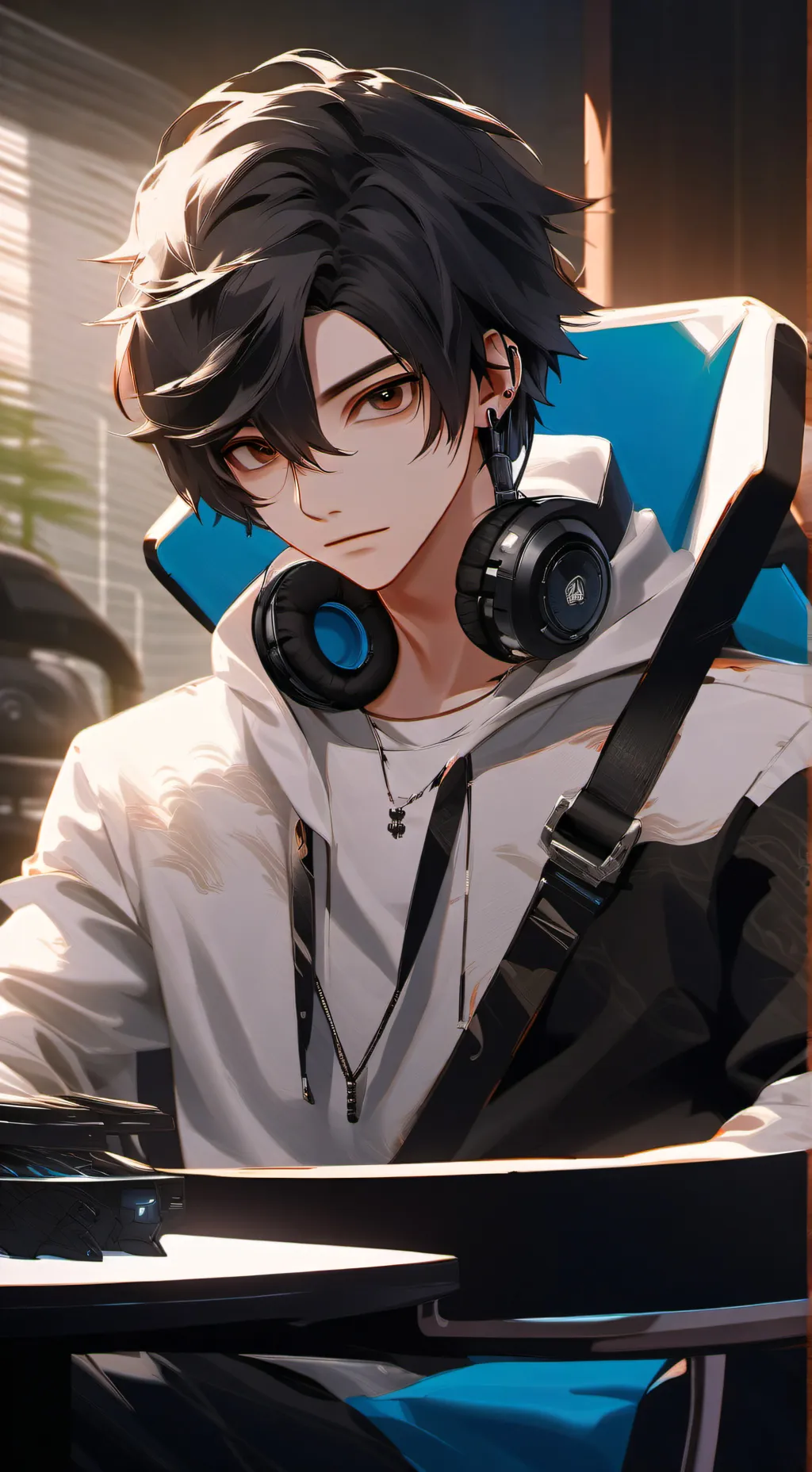 ai character: kenji background