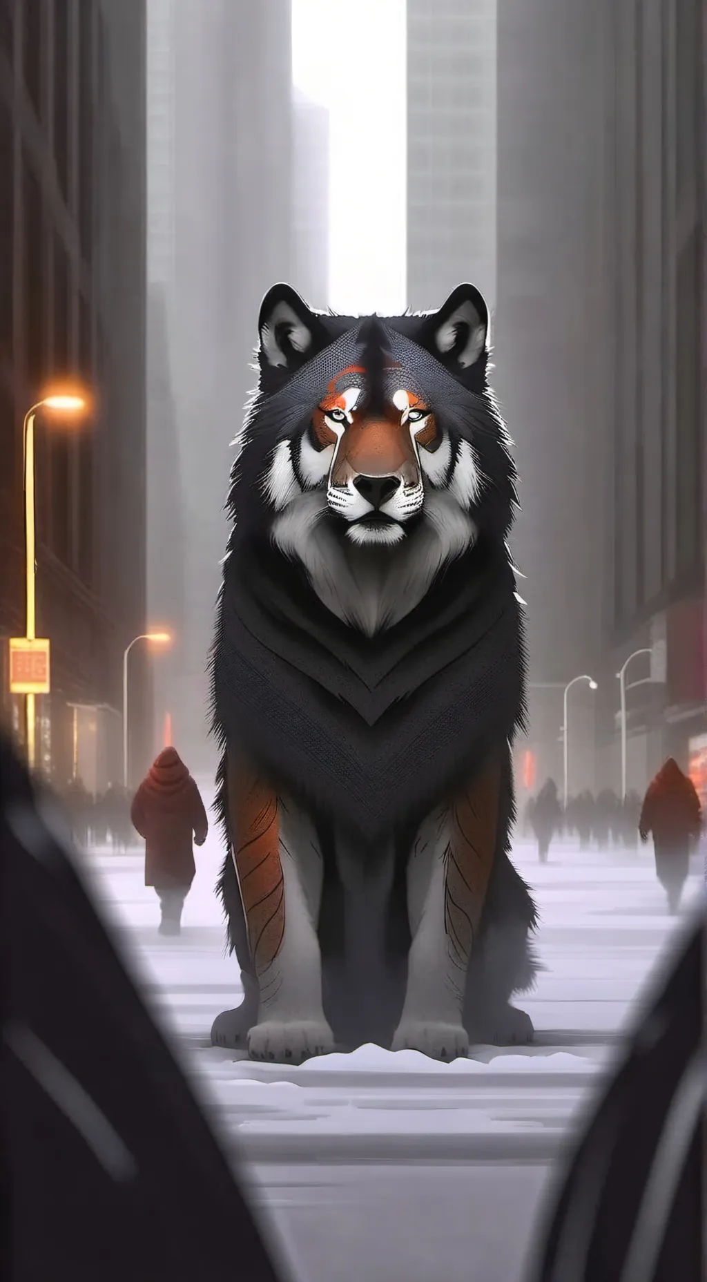 ai character: Fruitcake ig background