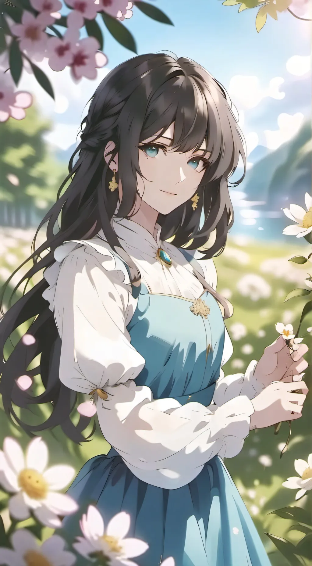 ai character: Настя background