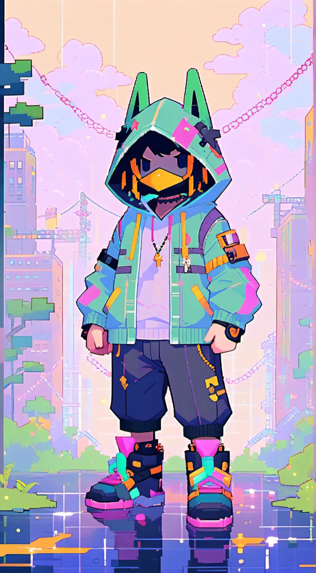 ai character: emo background