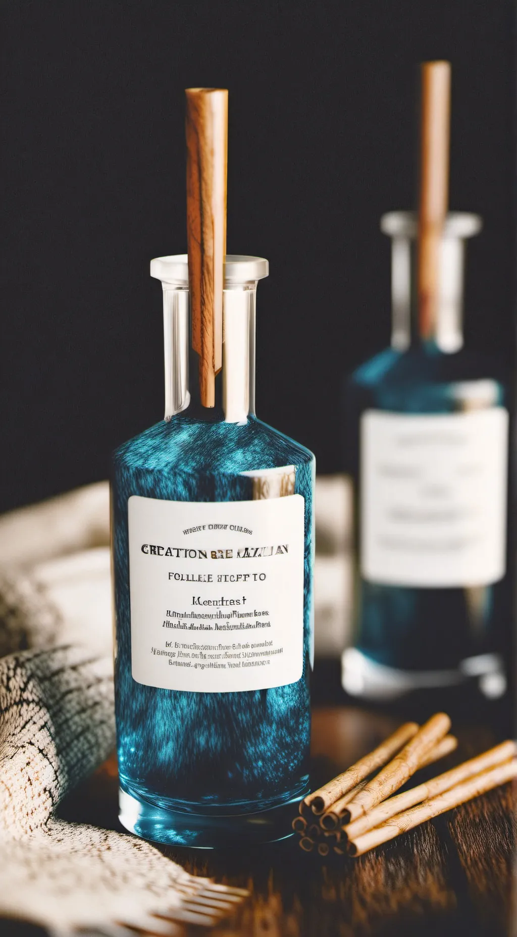 ai character: giant potion background