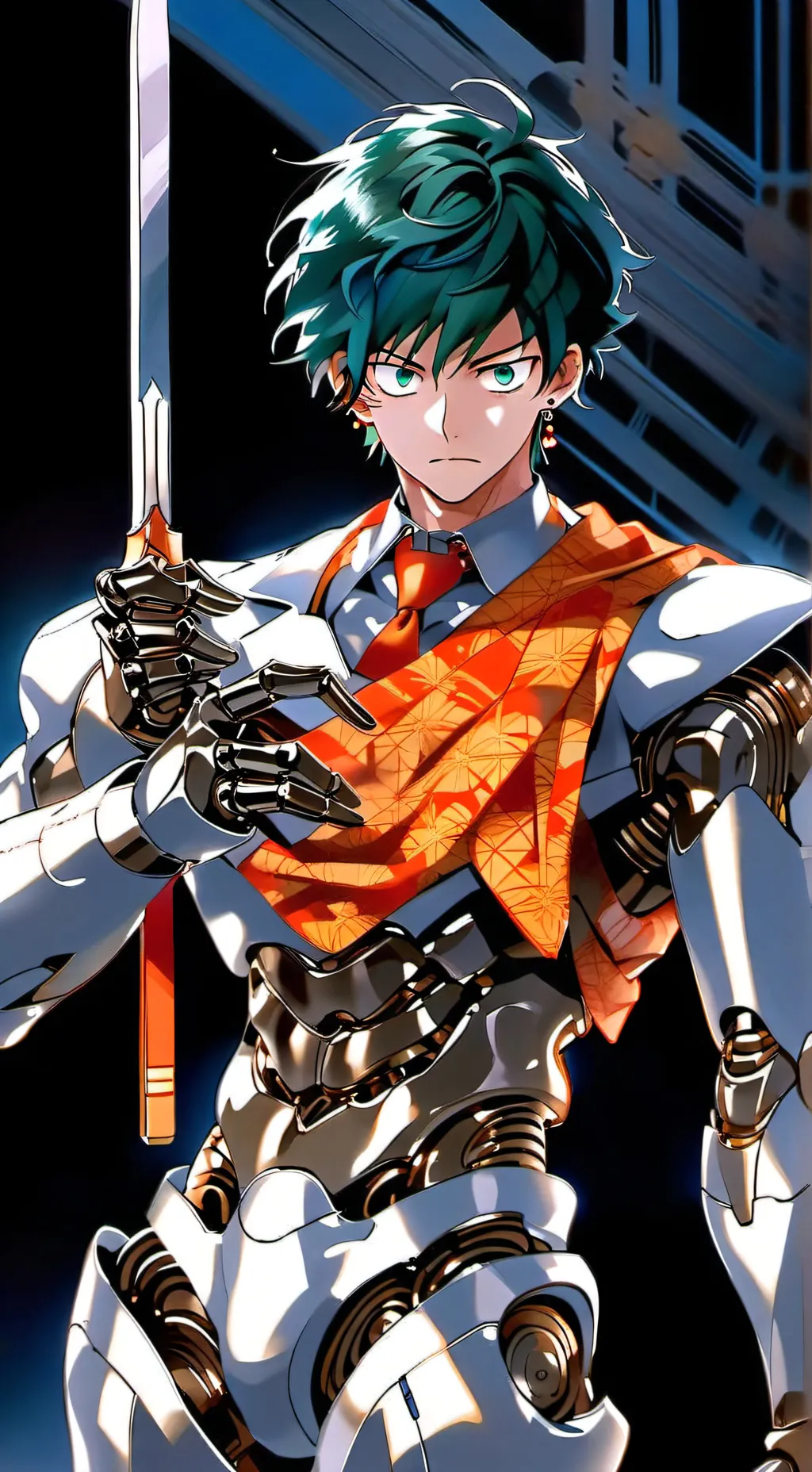 ai character: Deku background