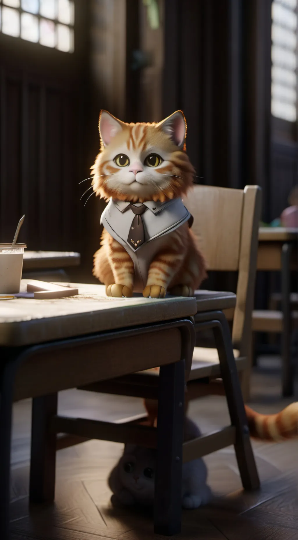 ai character: Warrior cat school background