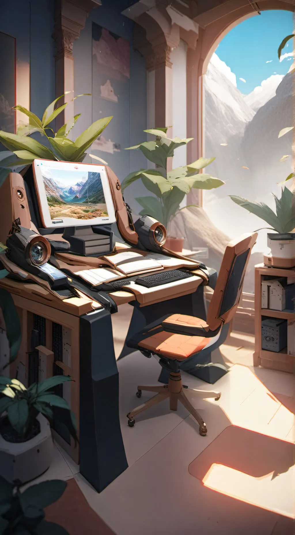 ai character: Mundo background