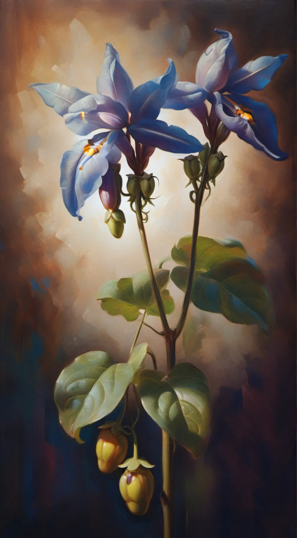 ai character: Azure background