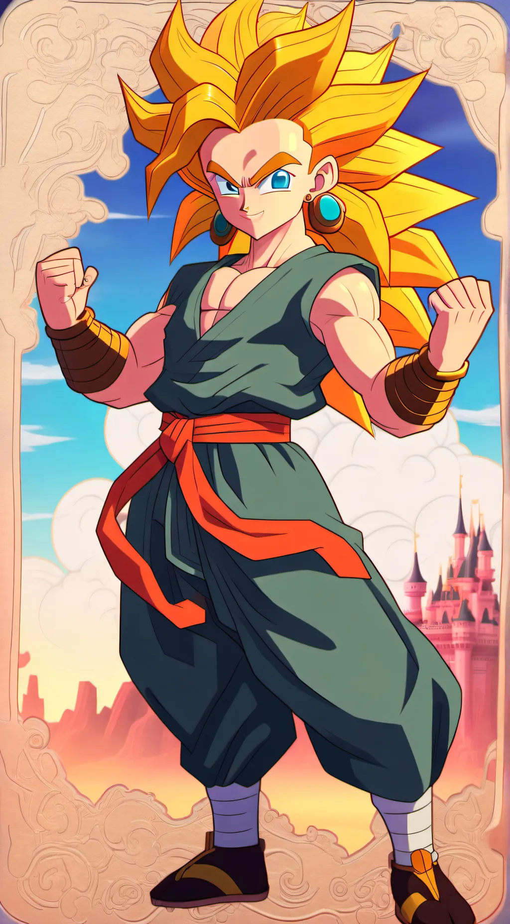 ai character: Goku background