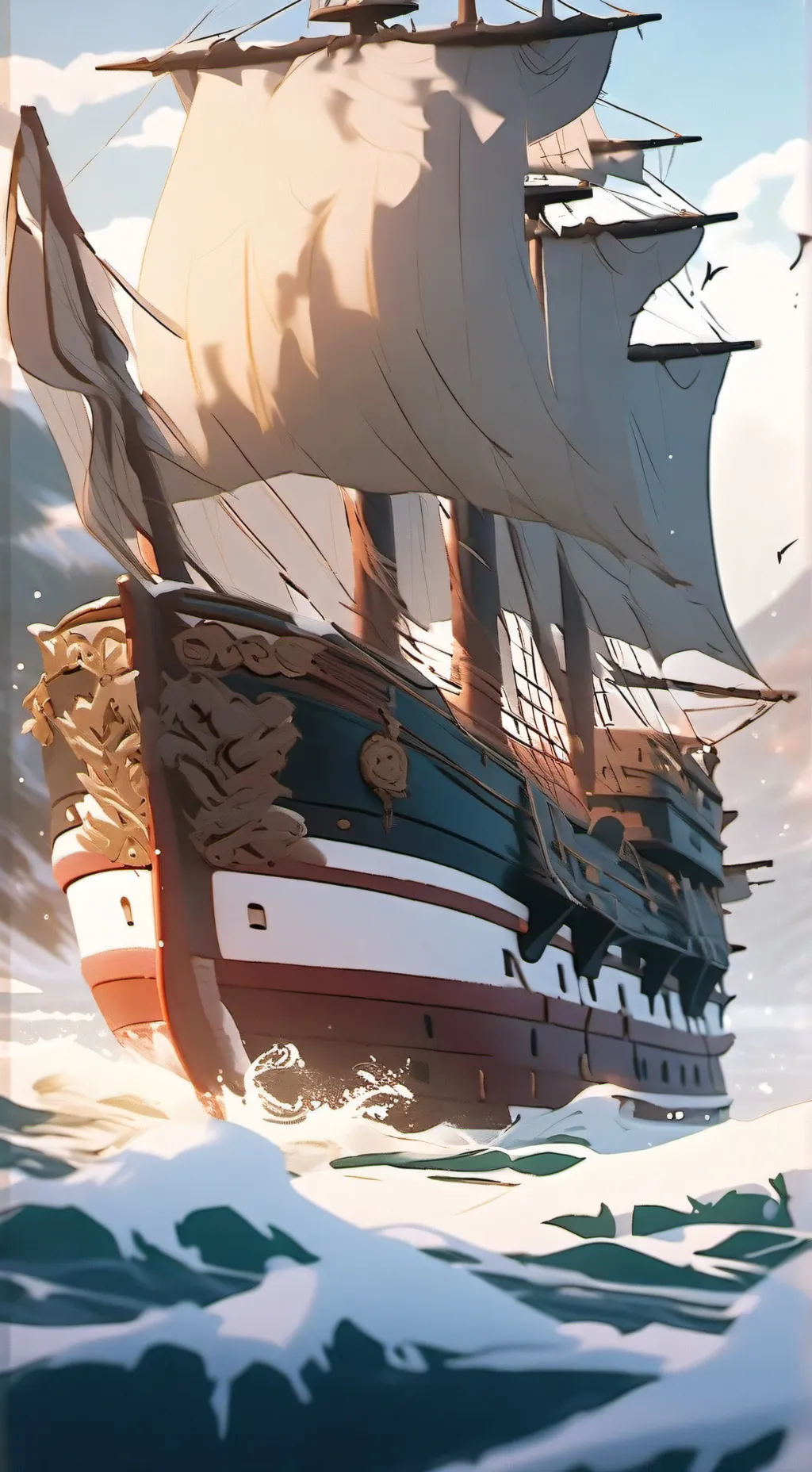 ai character: Ship background