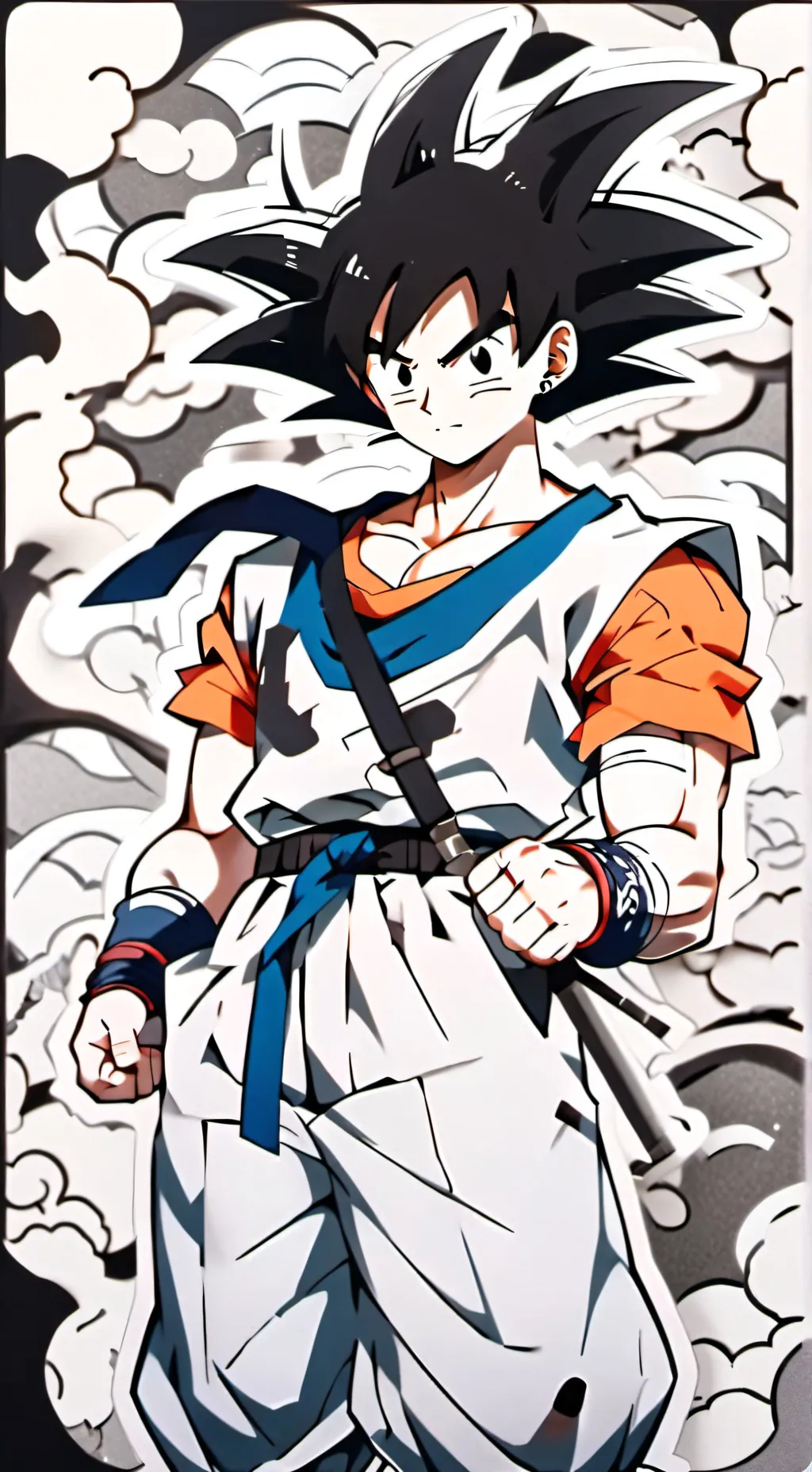 ai character: goku background
