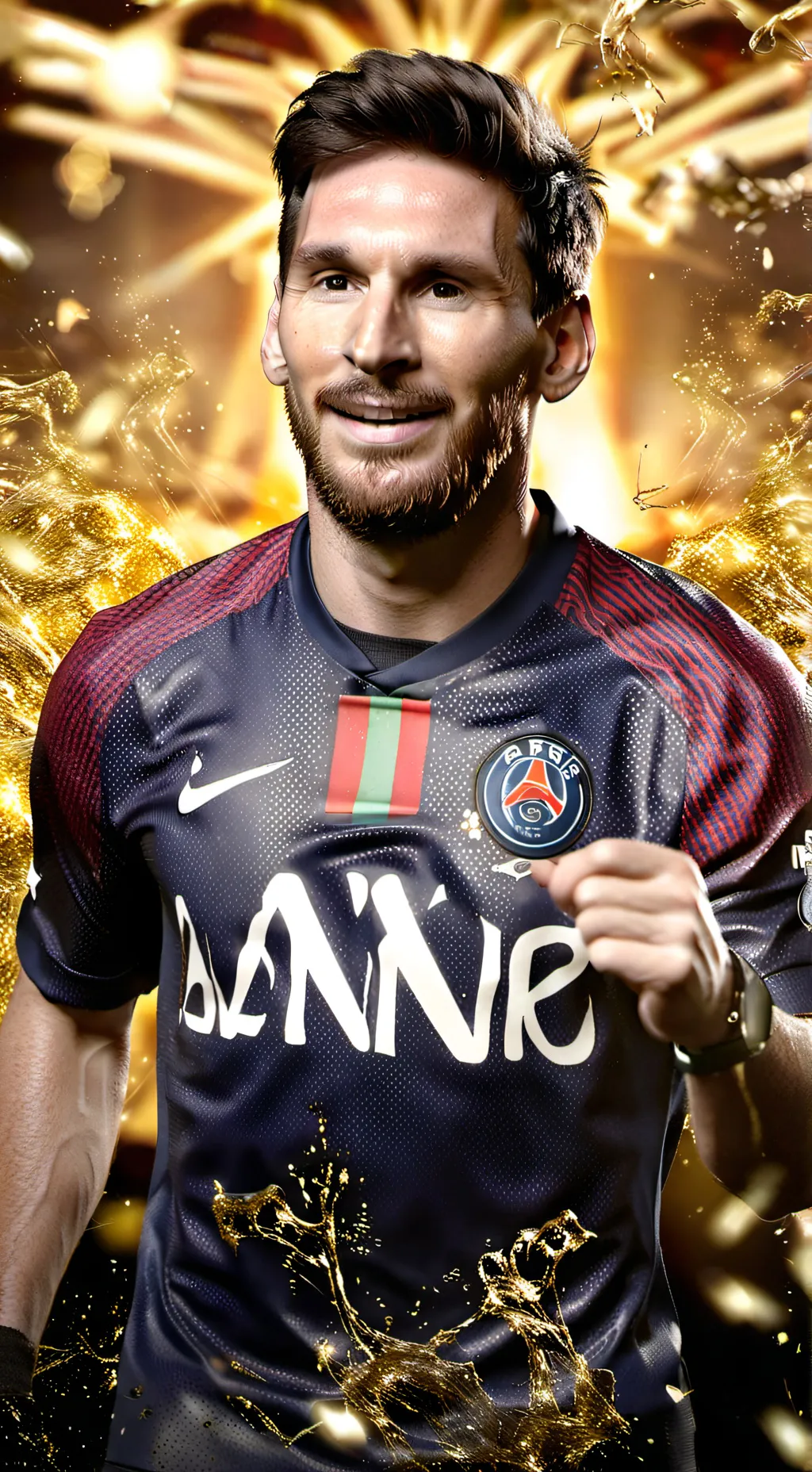 ai character: 2parte messi  background