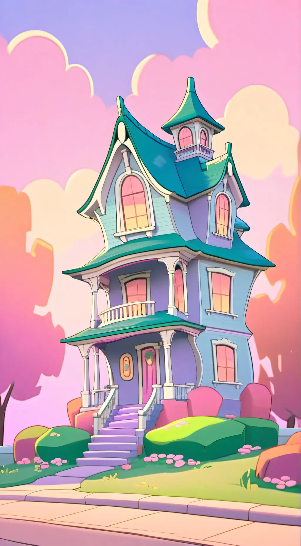 ai character: pizzaburger background