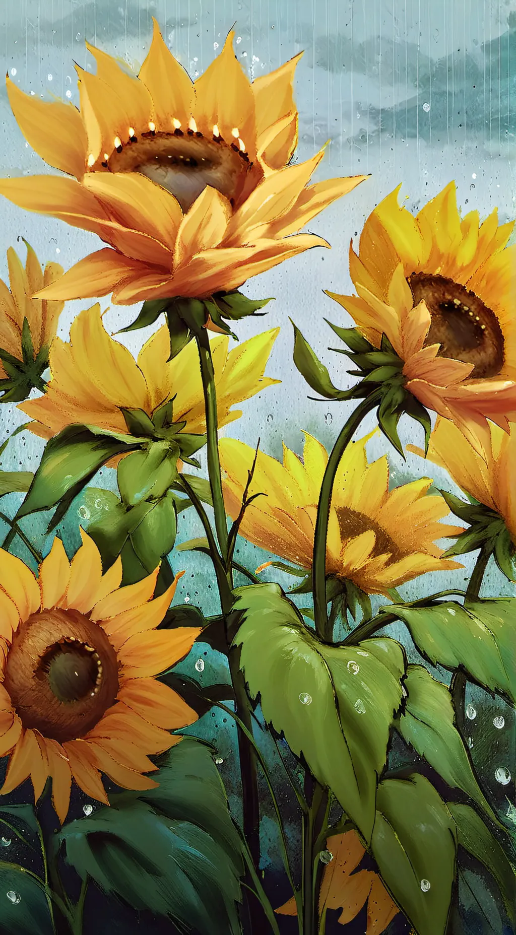 ai character: goodbye background